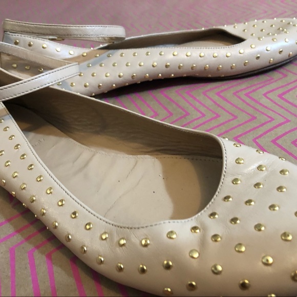 Made in Italy. J. Crew Ballet Flats with studs and ankle straps - Picture 7 of 7